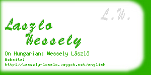 laszlo wessely business card